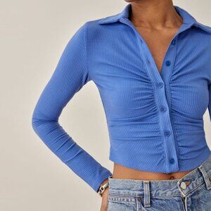 Reformation Elin Knit Top Dusk